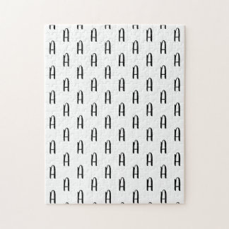 Monogram Cursive Frustrating Jigsaw Puzzle