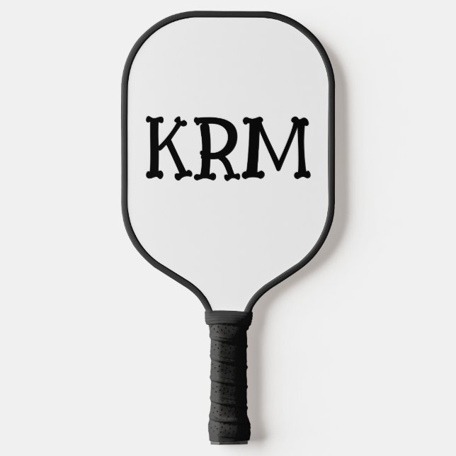  MONOGRAM CUSTOM 3 LETTER PICKLEBALL PADDLE  (Front)