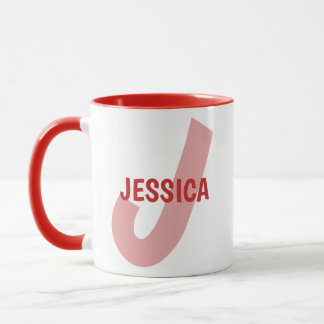Monogram Custom Letter and Name Mug