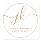 Monogram Custom Logo Business Gold