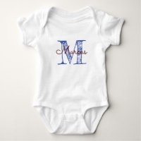 Monogram Custom Name Baby Boy 