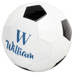 Monogram Custom Name Classic Sports  Soccer Ball