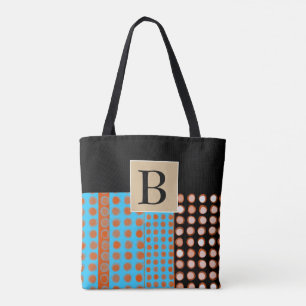 monogram custom personalized stylish tote bag