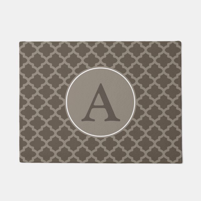 Monogram Custom Welcome Mat Doormat Rug Gift (Front)