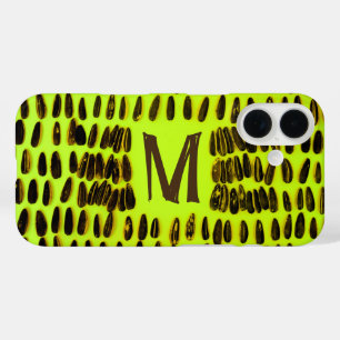 Monogram Customizable Cool Cut Unique iPhone 16 Case