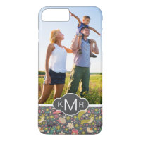 Monogram | Cute Forest Animals Pattern