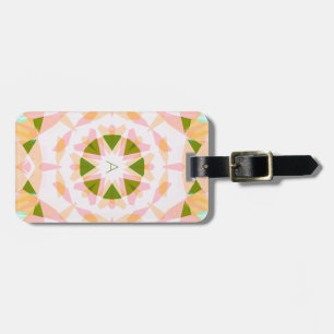 Monogram Cute Green Pretty Pink Magic Star Girl’s Luggage Tag