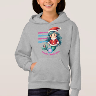 Monogram Cute Little Mermaid Célébrer Noël