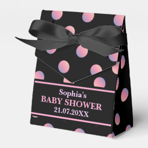 Monogram Cute Pattern Baby Shower          Favour  Favor Box