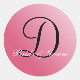 Monogram D customizable seal