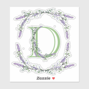 Monogram D Lavender Eucalyptus