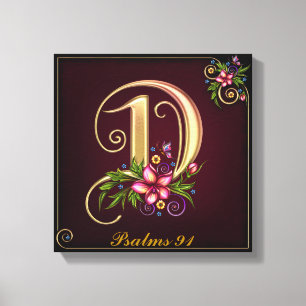 Monogram D Premium Wrapped Canvas (Gloss)