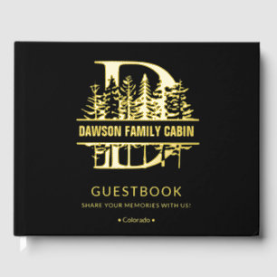 Monogram D Vacation Rental Cabin House Lake House  Guest Book
