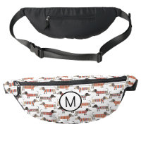 Monogram Dachshund Wiener Sausage Dog Personalized