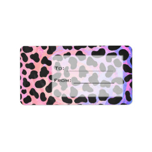 Monogram Dalmatian Black and Pink Label