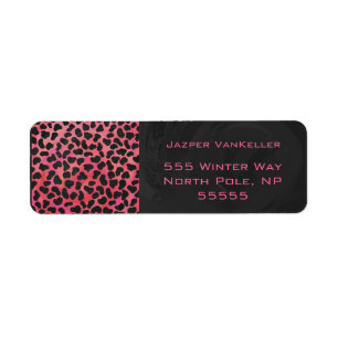 Monogram Dalmatian Black and Red