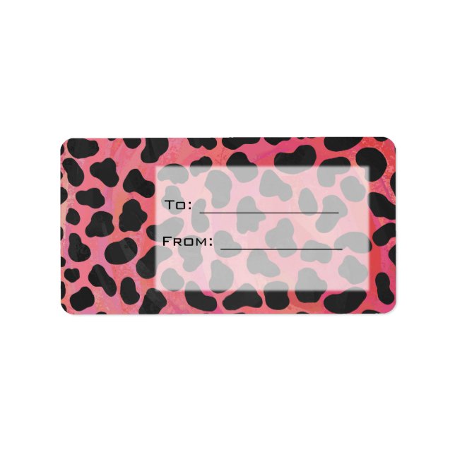 Monogram Dalmatian Black and Red Label (Front)