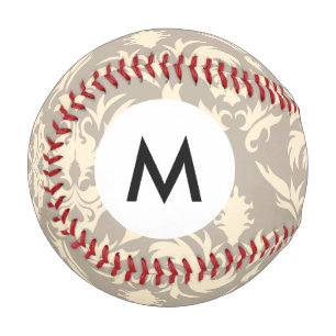 Monogram Damask 2 Baseball