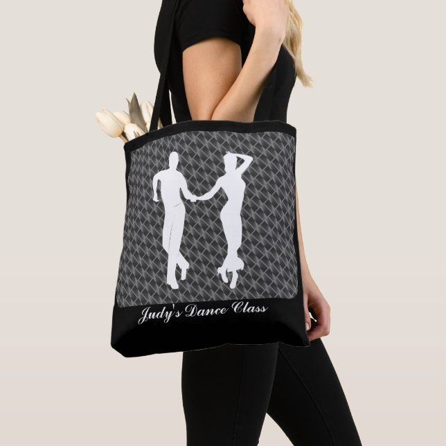 MONOGRAM DANCING COUPLE TOTE BAG (Close Up)
