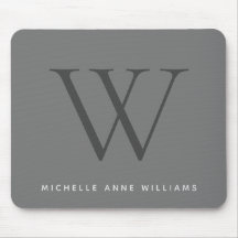Monogram Dark Grey Luxury Corporate Professional