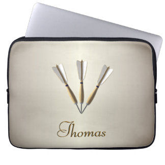 Monogram Darts Design Laptop Sleeve