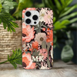 Monogram Desert Wildflowers Modern Floral iPhone 15 Pro Max Case<br><div class="desc">Monogram Desert Wildflowers Modern Floral Personalized Name iPhone 15 Pro Max Cases features your personalized monogram or name in a modern script typography on a modern botanical desert floral background. Perfect gift for her for birthday, mom for Mother's Day, sister or bestie for Christmas and holidays. Designed by ©2024 Evco...</div>