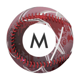 Monogram Design Backgrounds Baseball
