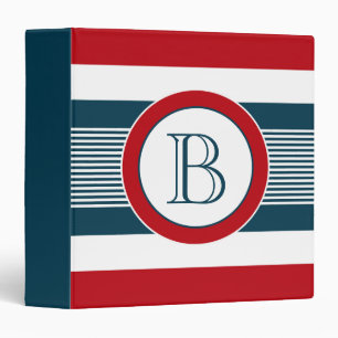 Monogram design binder