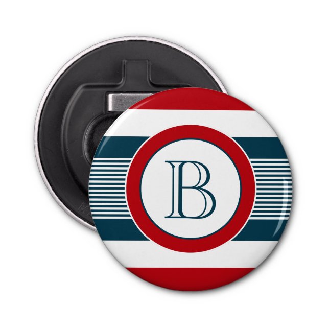 Monogram design bottle opener (Front)