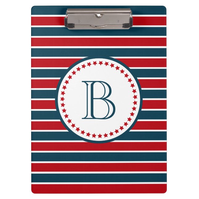 Monogram design clipboard (Front)