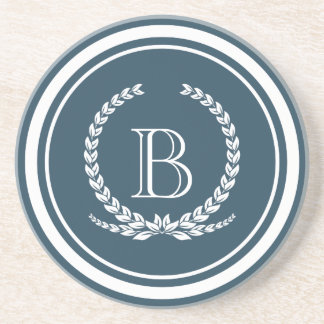 Monogram design coaster