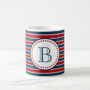 Monogram design coffee mug