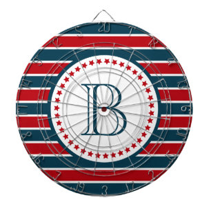 Monogram design dartboard