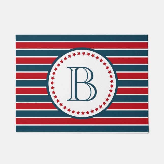 Monogram design doormat (Front)