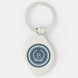 Monogram design keychain