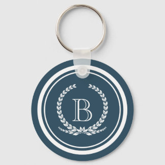 Monogram design keychain