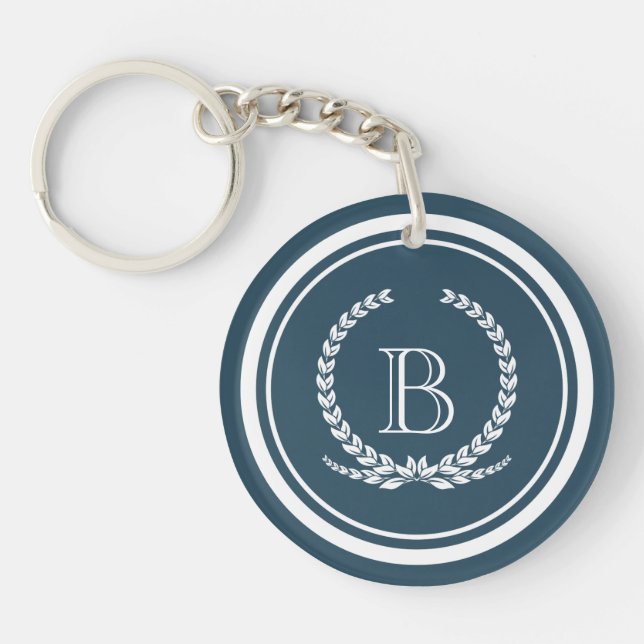 Monogram design keychain (Front)