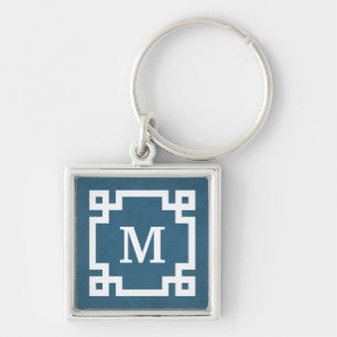 Monogram design keychain