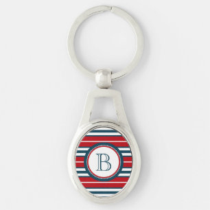 Monogram design keychain