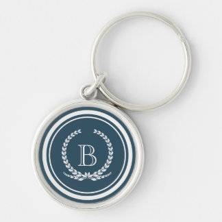 Monogram design keychain
