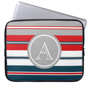Monogram design laptop sleeve