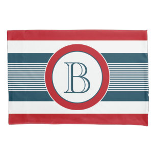 Monogram design pillowcase