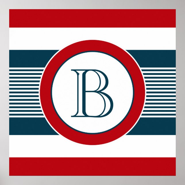 Monogram design poster (Front)