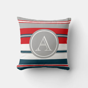 Monogram design throw pillow