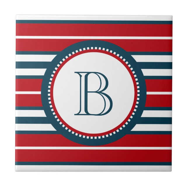 Monogram design tile (Front)