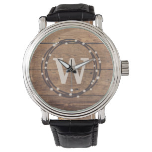 Monogram design watch