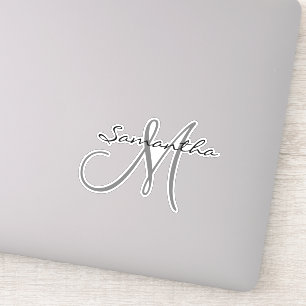 Monogram Die Cut Custom Personalized