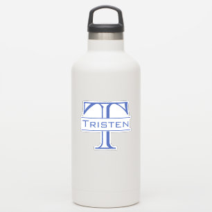 Monogram Die Cut Custom Personalized Sticker