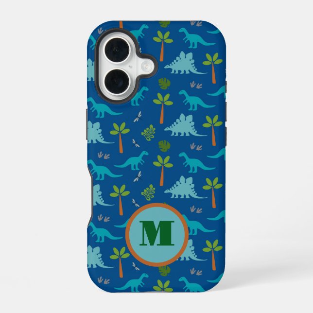 Monogram Dinosaur iPhone / iPad case (Back)