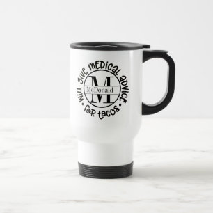 Monogram Doctor Travel Travel Mug